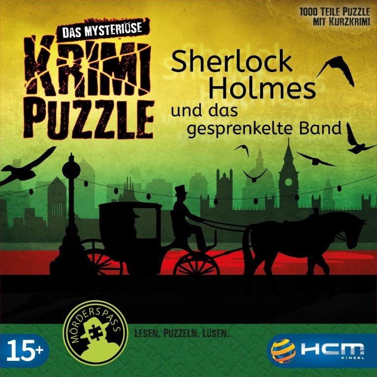Krimi-Puzzle Sherlock Holmes mit Kurzgeschichte