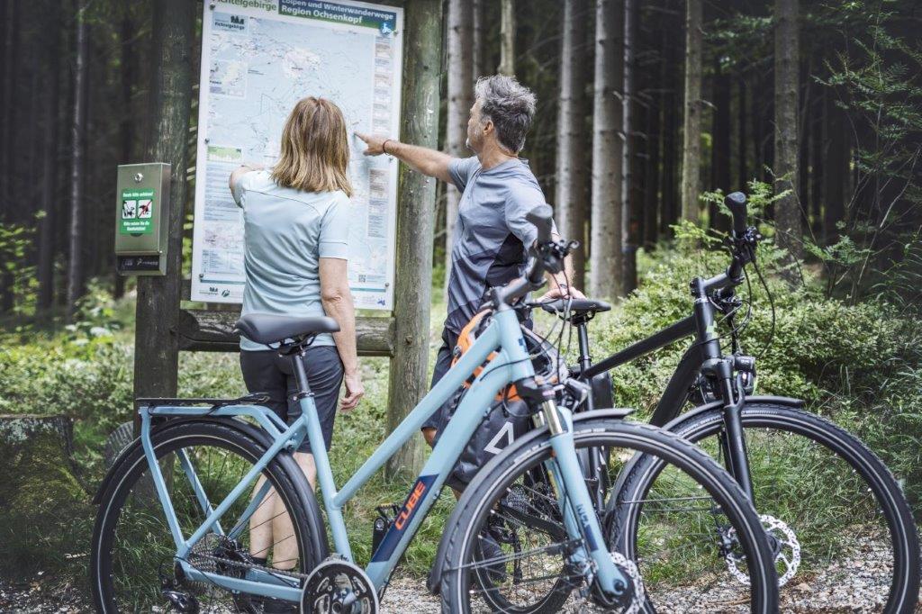 Neuer BikeGuide mit Touren- und Kartenmaterial am fränkischen Ochsenkopf