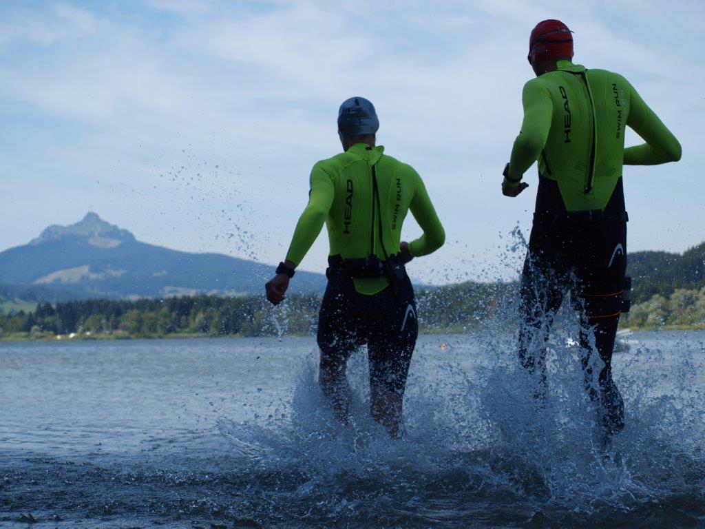 „4. Allgäu SwimRun“ – ein Duathlon in Oy-Mittelberg: Laufen und Schwimmen in freier Natur